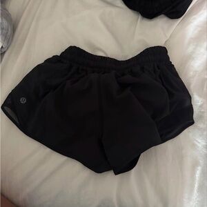 lululemon athletica Women's Classic Black Athletic Shorts